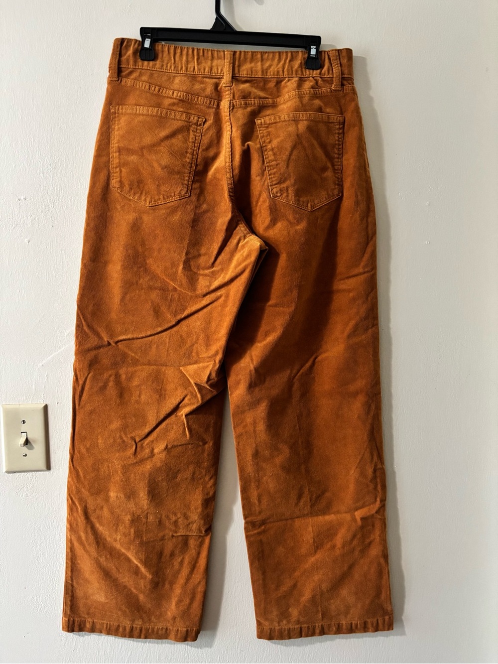 St. John's Bay Corduroy Wide Leg Pants - Rust Brown - Picture 3 of 3